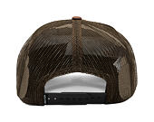 Kšiltovka Brixton - Beekman C Np Mp Trucker Hat - Brown/Brown