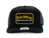 Kšiltovka Brixton - Take It Easy C Np Mp Trucker - Washed Black