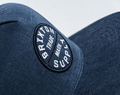Kšiltovka Brixton - Oath Mp Trucker Hat - Blue Chambray/White