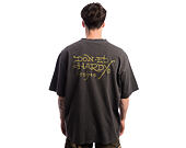 Triko Ed Hardy - Battle Of The Dragons Relaxed Tshirt - Charcoal