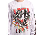 Triko s dlouým rukávem Ed Hardy - 1971 Tattoo Eagle Graphic  - Bright White
