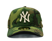Kšiltovka New Era - MLB Ripstop Camo 59FORTY - NY Yankees - Woodland Camo