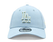 Kšiltovka New Era - MLB League Essential 9FORTY - LA Dodgers - Sky Blue / Yellow