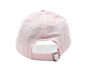 Dětská Kšiltovka New Era - MLB Seersucker 9TWENTY - LA Dodgers - Pink Rouge
