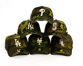 Kšiltovka New Era - MLB Ripstop Camo 59FORTY - Philadelphia Phillies - Woodland Camo