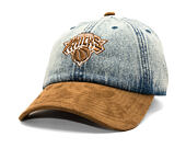 Kšiltovka Mitchell & Ness - Den Suede Strapback - NBA - New York Knicks - Blue