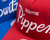 Kšiltovka Mitchell & Ness - Player Script Hwc - NBA - Chicago Bulls - Scottie Pippen - Red