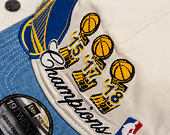 Kšiltovka New Era - NBA "Hardwood Classic Champions" 19TWENTY - Golden State Warriors - Chrome White
