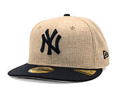 Kšiltovka New Era - MLB "Summer Twine" 59FIFTY - NY Yankees - Team Color / Open Market Tan
