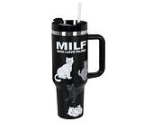 Láhev Rip N Dip - Man I Love Felines Big Ol Cup Tumbler Black