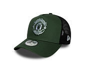 Kšiltovka New Era - Seasonal 9FORTY A-Frame Trucker - Manchester United - Cilantro Green