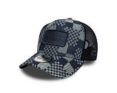 Kšiltovka New Era - F1 Pattern Denim 9FORTY A-Frame Trucker - RED BULL F1 - Navy Blue