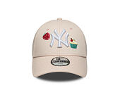 Dětská Kšiltovka New Era - MLB Food Icon 9FORTY - NY Yankees - Blush Pink