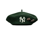Baret New Era - MLB IMAGE DROP Retro Pin Beret - NY Yankees - Green