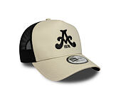 Kšiltovka New Era - Core Logo 9FORTY A-Frame Trucker - ASTON VILLA FC - Stone