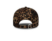Dámská Kšiltovka New Era - MLB Cosy Leopard 9FORTY - NY Yankees - Deep Auburn / Black