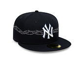 Kšiltovka New Era - MLB Icon 59FIFTY - NY Yankees - Navy