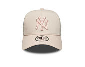 Dětská Kšiltovka New Era - MLB League Essential 9FORTY A-Frame Trucker - NY Yankees - Blush Pink