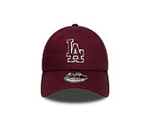 Kšiltovka New Era - MLB Team Outline 9FORTY - LA Dodgers - Burgundy / Cream
