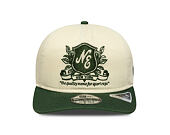 Kšiltovka New Era - Branded Washed Graphic 19TWENTY - Cream / Cilantro Green