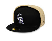 Kšiltovka New Era - MLB World Series Cooperstown Dog-Ear 59FIFTY - Colorado Rockies - Black