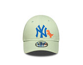 Dětská Kšiltovka New Era - MLB Dino Icon 9FORTY - NY Yankees - Soft Grass / Blue Bead