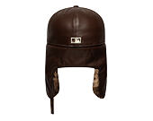 Kšiltovka New Era - MLB IMAGE DROP Leather Dog-Ear 59FIFTY - NY Yankees - Deep Auburn