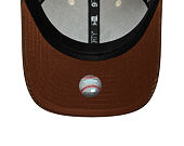 Kšiltovka New Era - MLB Cord 9FORTY M-CROWN - NY Yankees - Cream / Deep Auburn