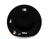 Baret New Era - MLB IMAGE DROP Retro Pin Beret - NY Yankees - Black