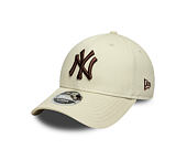 Kšiltovka New Era - MLB 9FORTY M-CROWN - NY Yankees - Stone / Deep Auburn