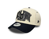 Kšiltovka New Era - MLB Wordmark Suede 9FORTY A-Frame - NY Yankees - Cream / Navy