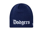 Kulich New Era - MLB Wordmark Skully Knit Thin - LA Dodgers - Royal