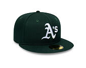 Kšiltovka New Era - MLB League Essential 59FIFTY - Oakland Athletics - Green / White