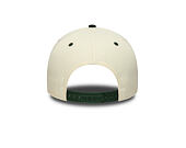 Kšiltovka New Era - MLB Wordmark Suede 9FORTY A-Frame - NY Yankees - Cream / Cilantro Green
