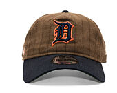 Kšiltovka New Era × Three Looms - Chestnut Pinstripe 9TWENTY A-Frame - Detroit Tigers