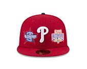 Kšiltovka New Era - MLB All Star Game 2026 59FIFTY - Philadelphia Phillies - Team Color - Scarlet