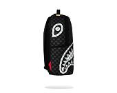 Batoh Sprayground - Black And White Drip Check Shark Backpack