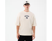 Triko New Era - MLB Waffle Box Tee - NY Yankees - Off White