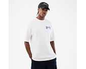 Triko New Era - Branded PIzza Time Graphic Oversized Tee - White
