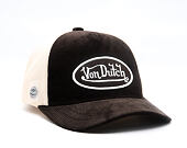 Kšiltovka Von Dutch - Baseball - Corduroy Patch Premium - Brown