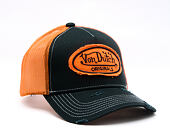 Kšiltovka Von Dutch - Baseball - Vintage Distressed - Orange / Navy