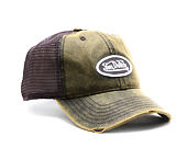 Kšiltovka Von Dutch - Baseball - Coated Cotton Patch - Green