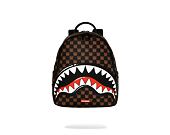 Batoh Sprayground - Sharks In Paris Wtf Bubble Brown Check Savage Backpack
