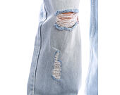Kalhoty Karl Kani - OG Distressed Straight Leg Jeans - Blue