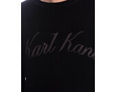 Mikina Karl Kani - KK Script Knit Oversized Crew - Black