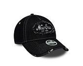 Dámská Kšiltovka New Era - Branded Distress 9TWENTY A-Frame - Black