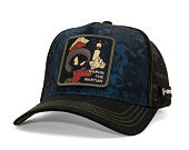 Kšiltovka Capslab - Looney Tunes Trucker - Marvin the Martian Print - Navy / Black