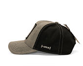 Kšiltovka Capslab - Einstein Thug Life Trucker - Grey Corduroy / Black