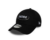 Kšiltovka New Era - Branded Gem Patch Distress 9FORTY - Black