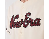 Triko New Era - Branded Straight Hem Jersey - Off White